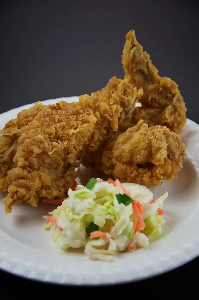 Two-piece chicken with slaw