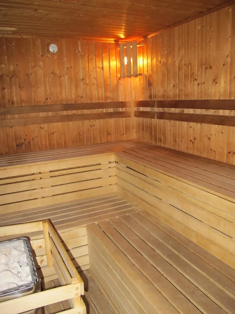 The cedar sauna